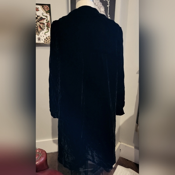 Vintage 50s/60s Velvet Mod Dress size S - Picture 6 of 8